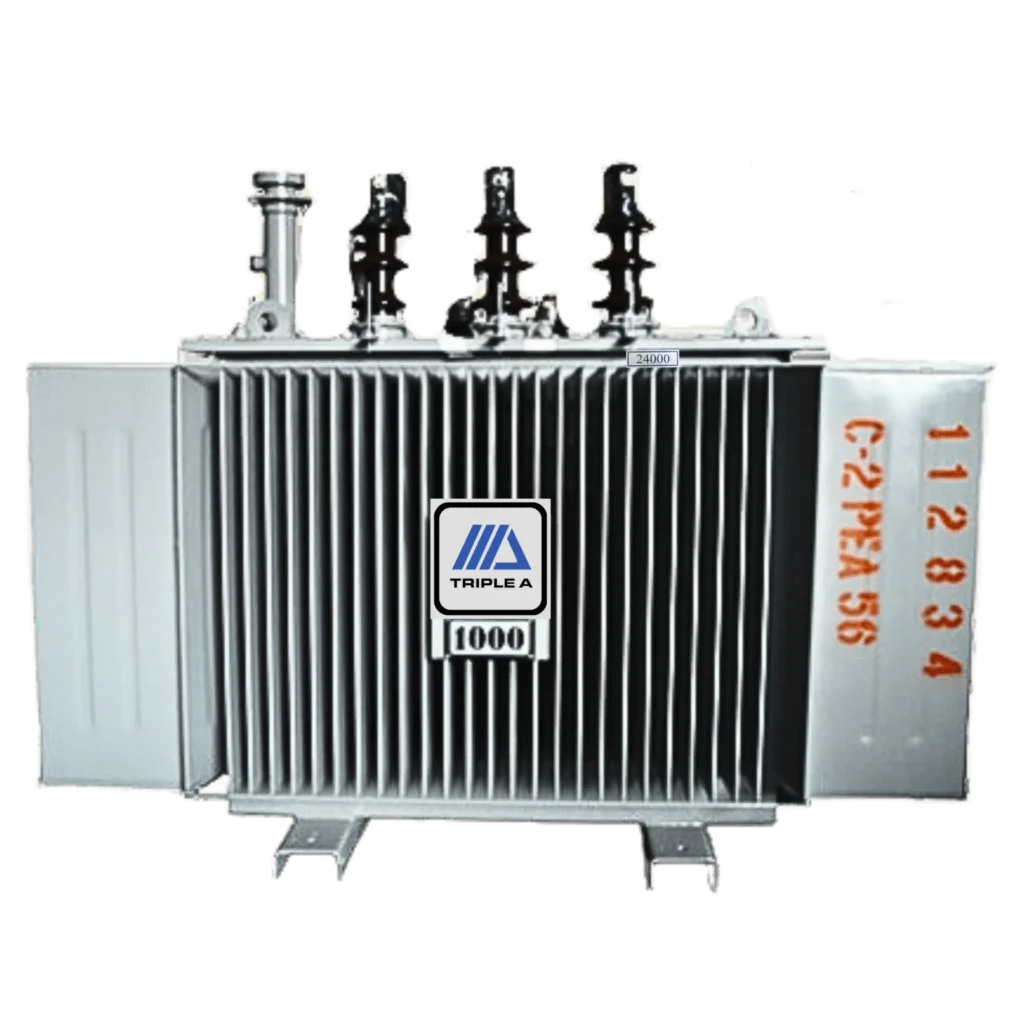 หม้อแปลงไฟฟ้า 1000 KVA ระบบ 24000-416/240 - TRIPLE A