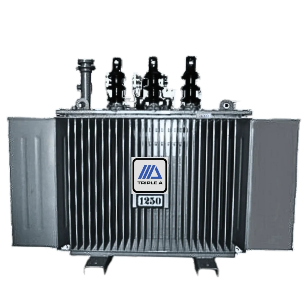 หม้อแปลงไฟฟ้า 1250 KVA ระบบ 24000-416/240 - TRIPLE A