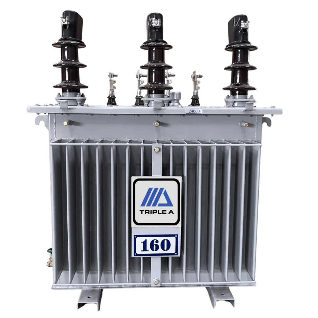 หม้อแปลงไฟฟ้า 160 KVA 24000-416/240 - TRIPLE A