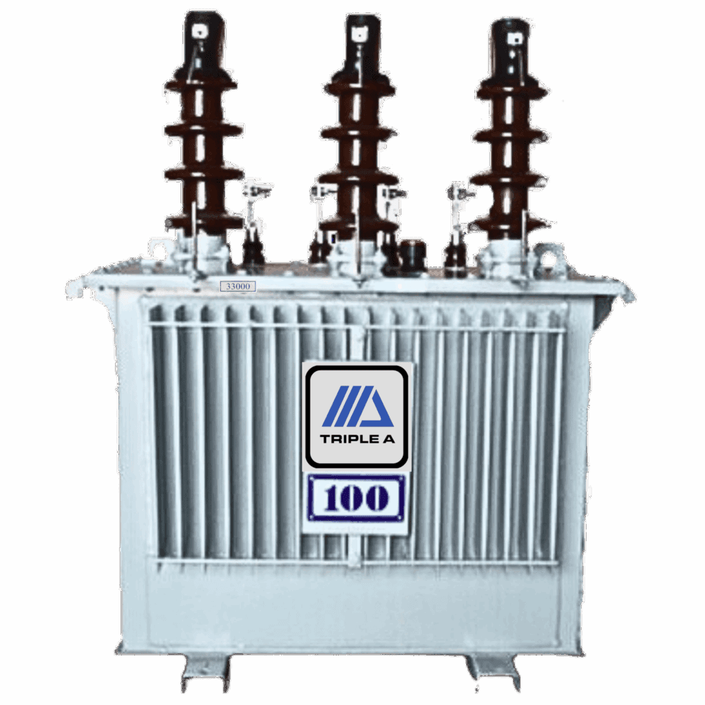 หม้อแปลงไฟฟ้า 100 KVA 33000-416/240